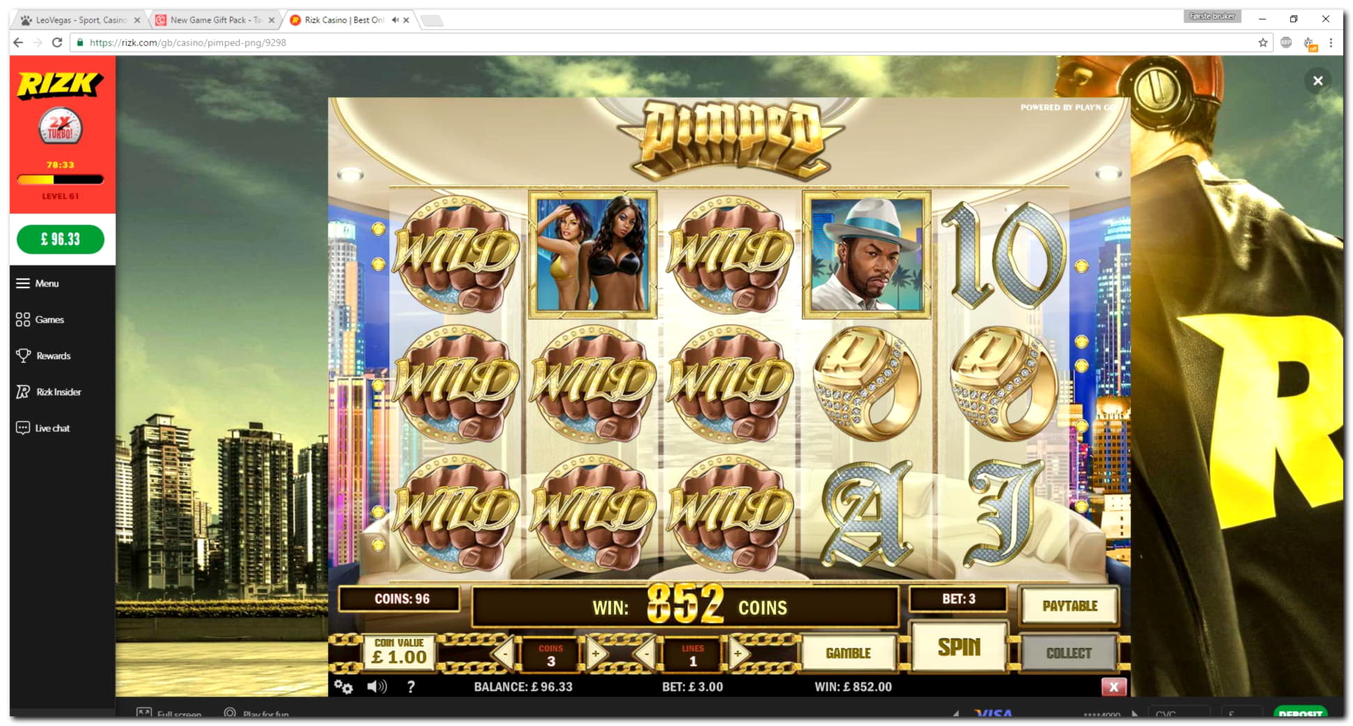 EUR 325 FREE Casino Chip at Slots Heaven Casino