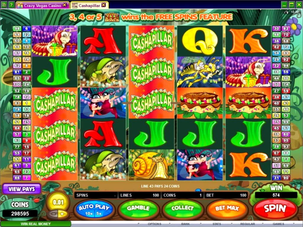 95 Free spins at Casino Cruise
