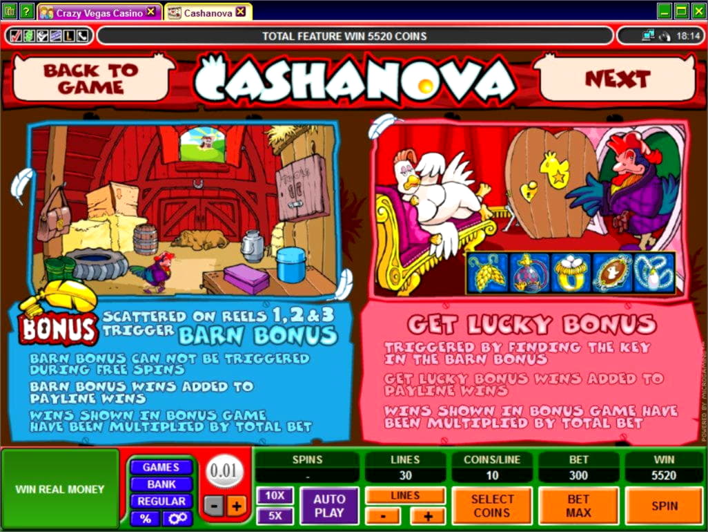 $415 Free chip casino at No Bonus Casino