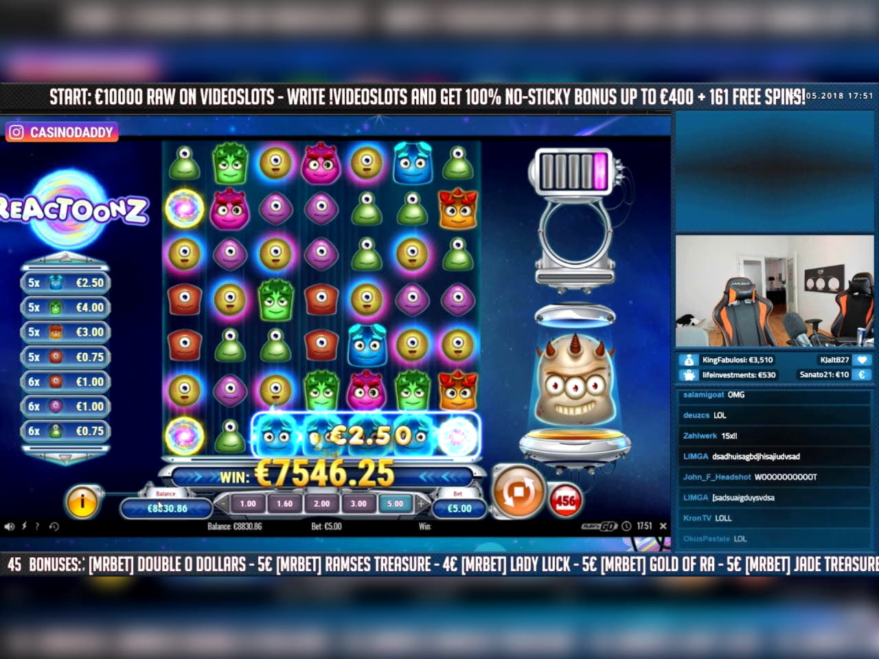 665% Match bonus at Golden Star Casino