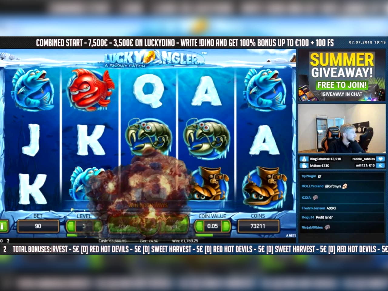 70 free spins at Genesis Casino