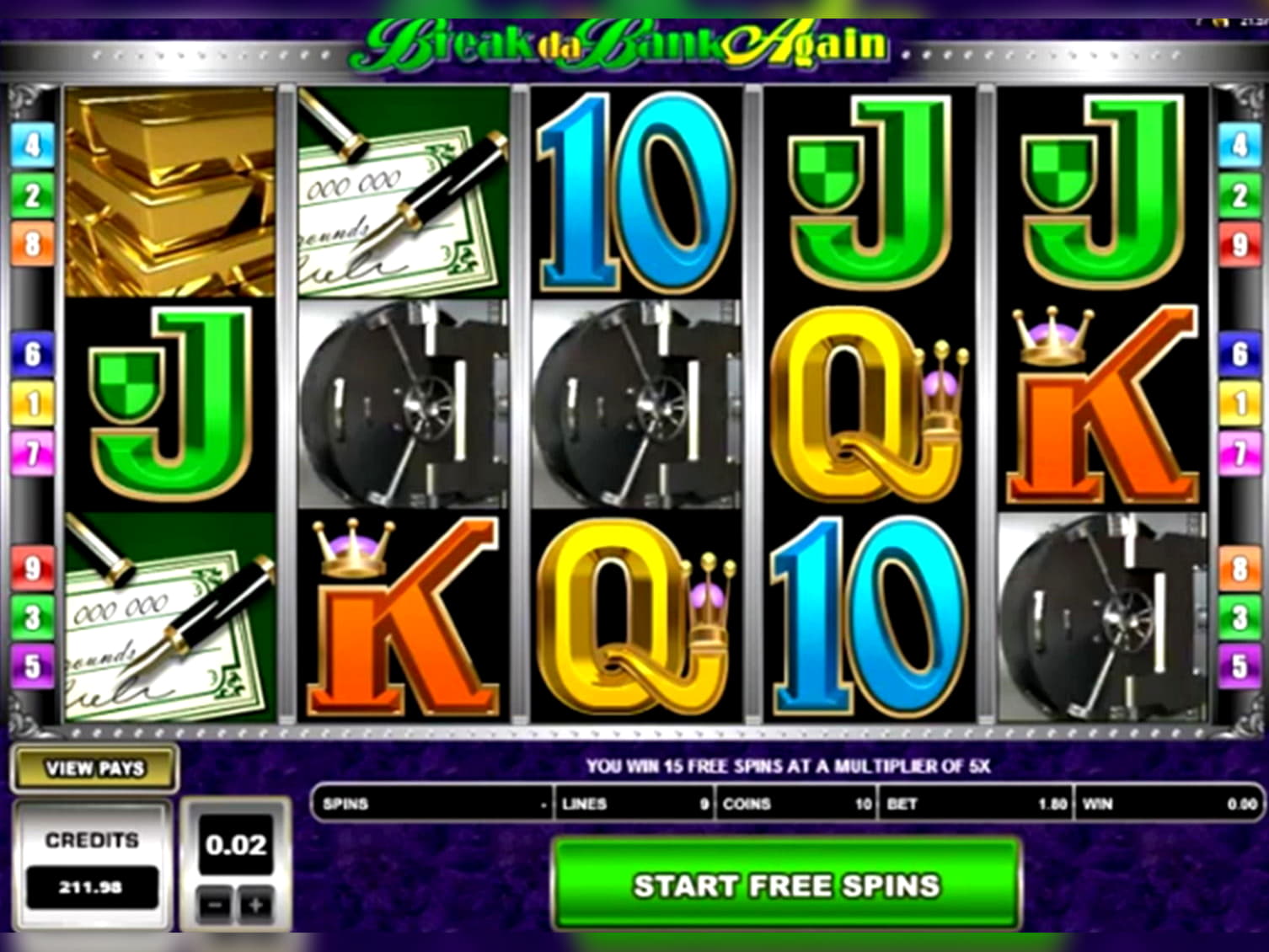 445% First deposit bonus at Casino Action