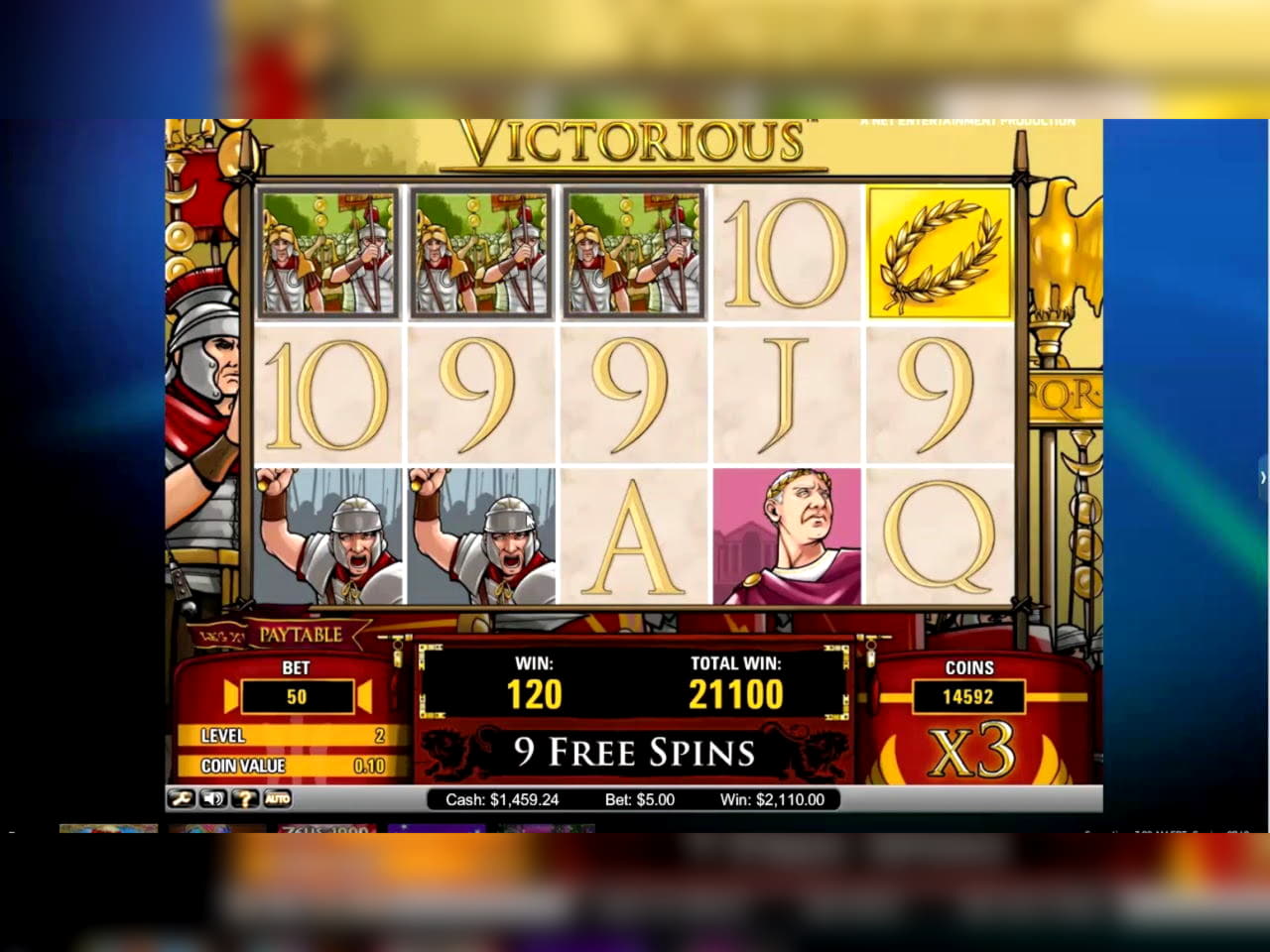 155 Free casino spins at Superior Casino