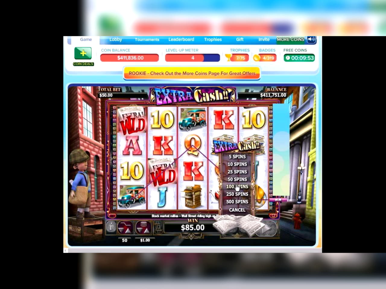 £870 Online Casino Tournament at No Bonus Casino