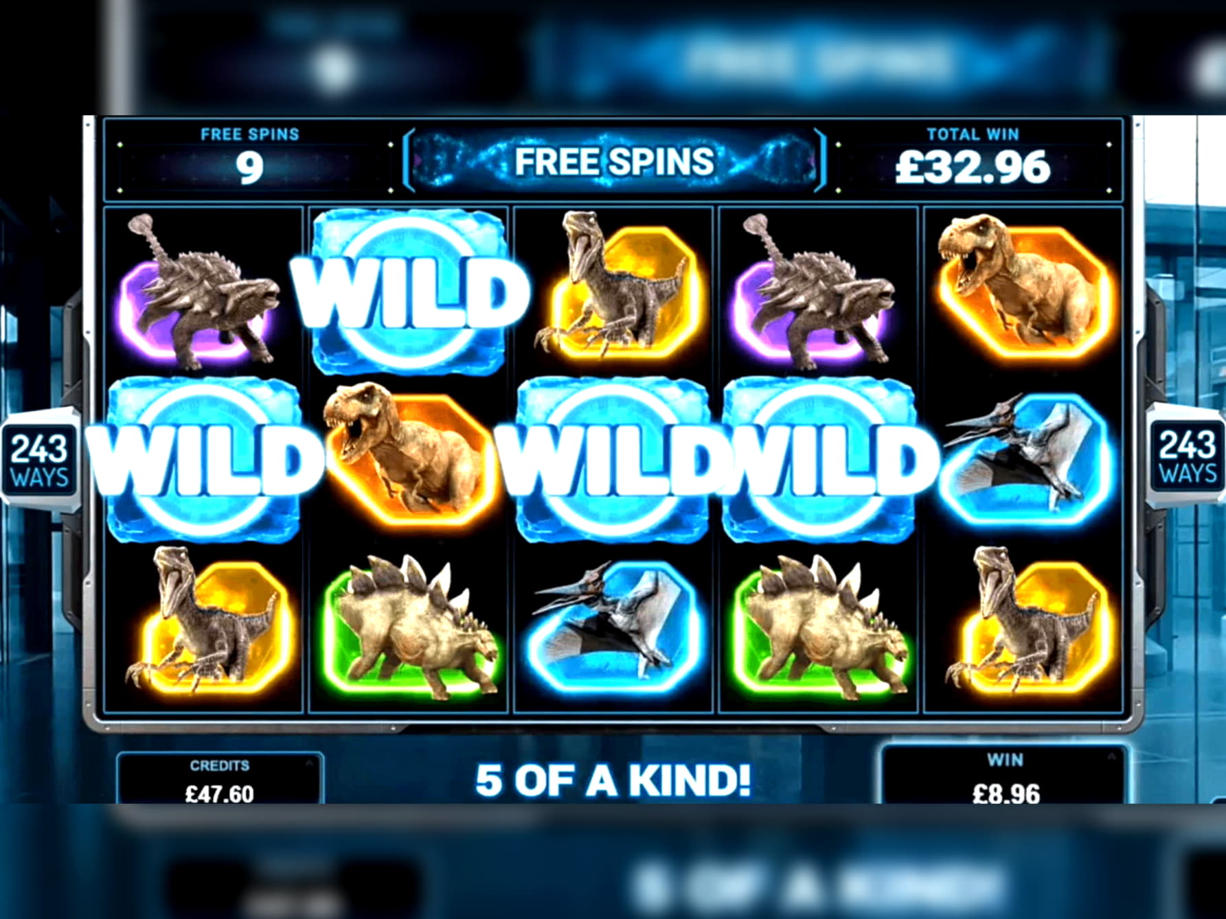 405% Deposit Match Bonus at Vegas Casino Online