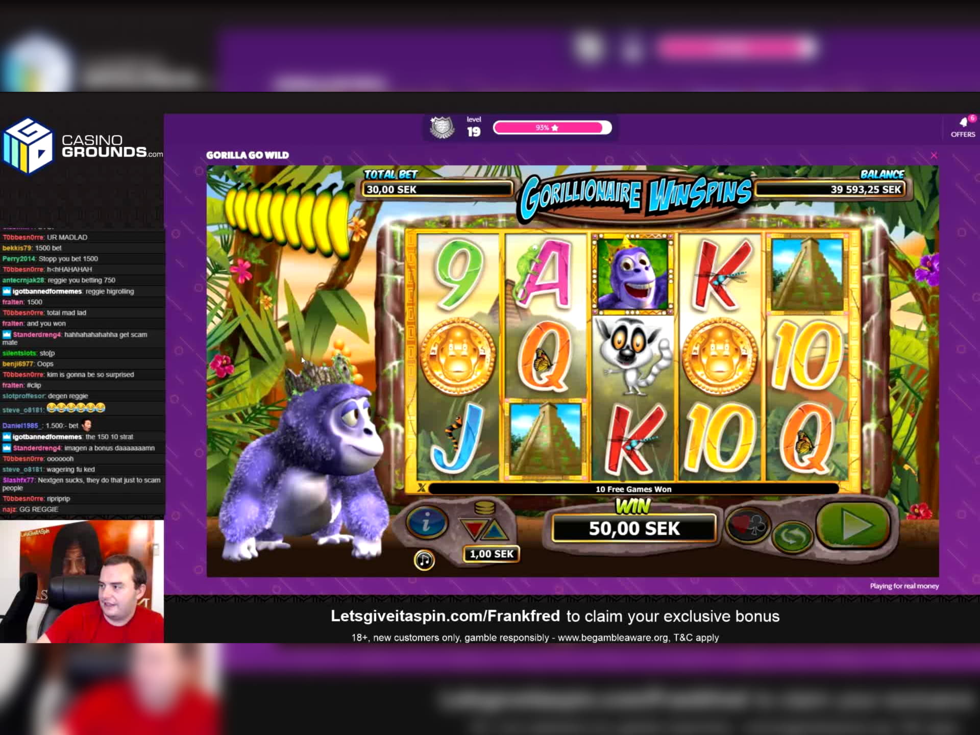 EURO 420 free chip casino at Zet Casino