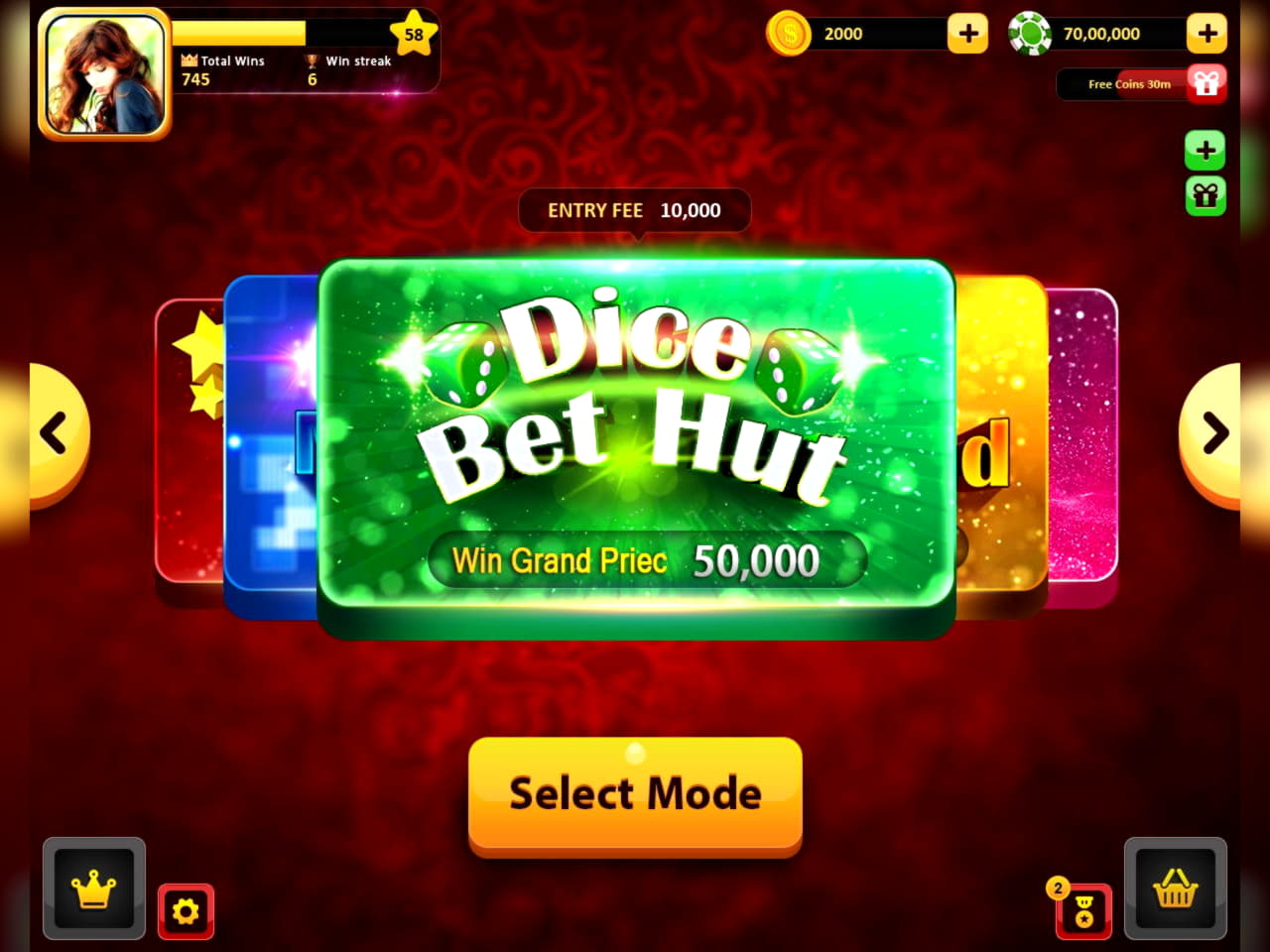 265 free casino spins at bWin Casino