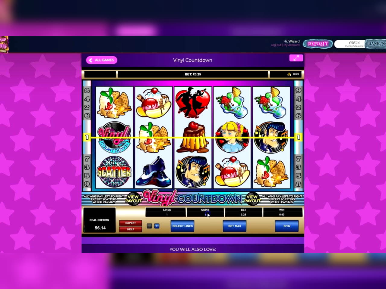 66 Trial Spins at Royal Panda Casino