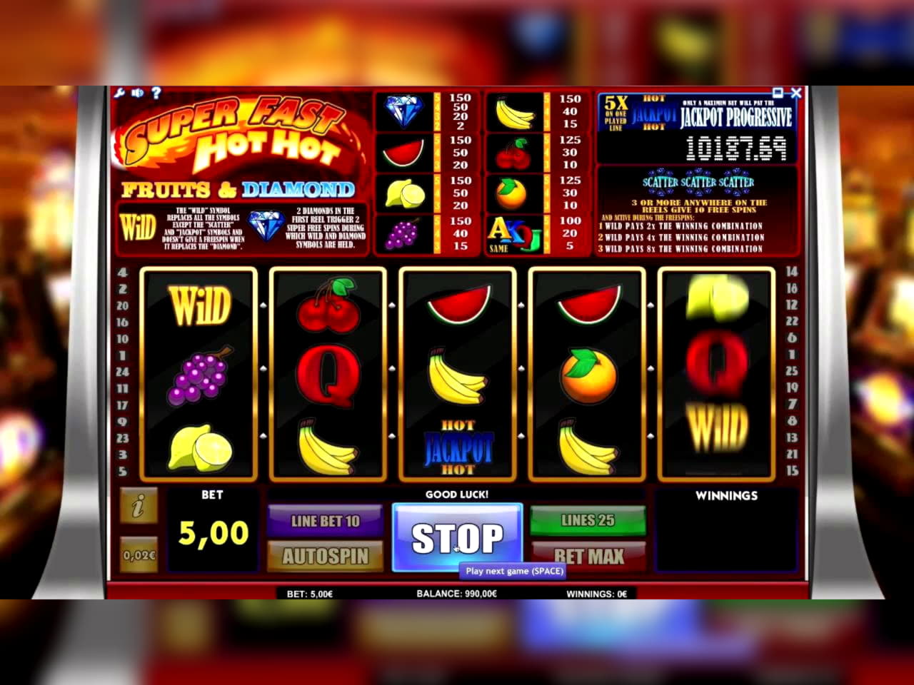 $565 FREE CHIP CASINO at Casino Action