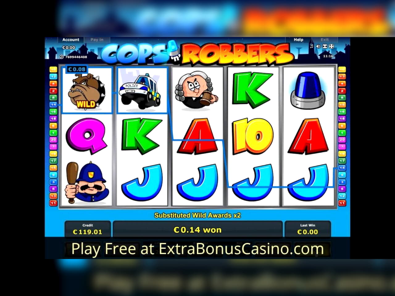 745% Match at a casino at Royal Panda Casino