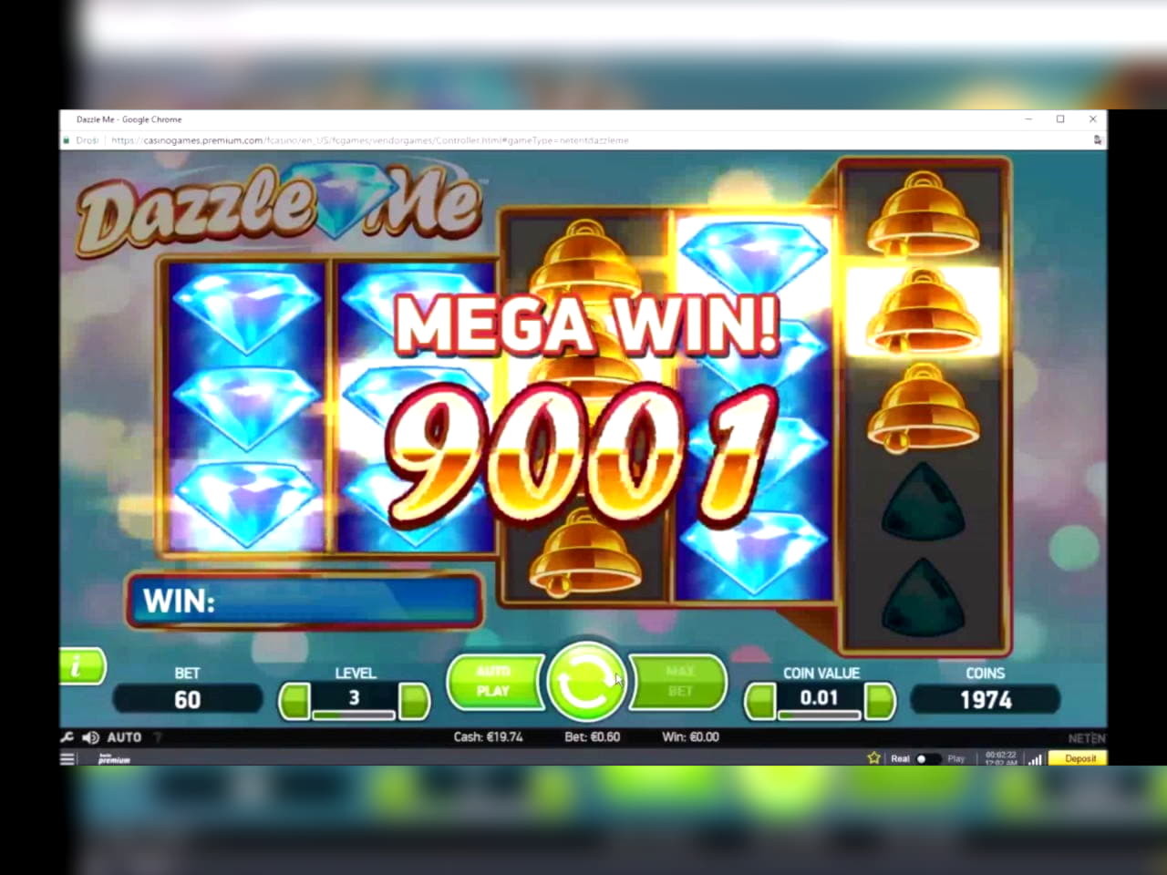 €185 Free chip at Casino Cruise