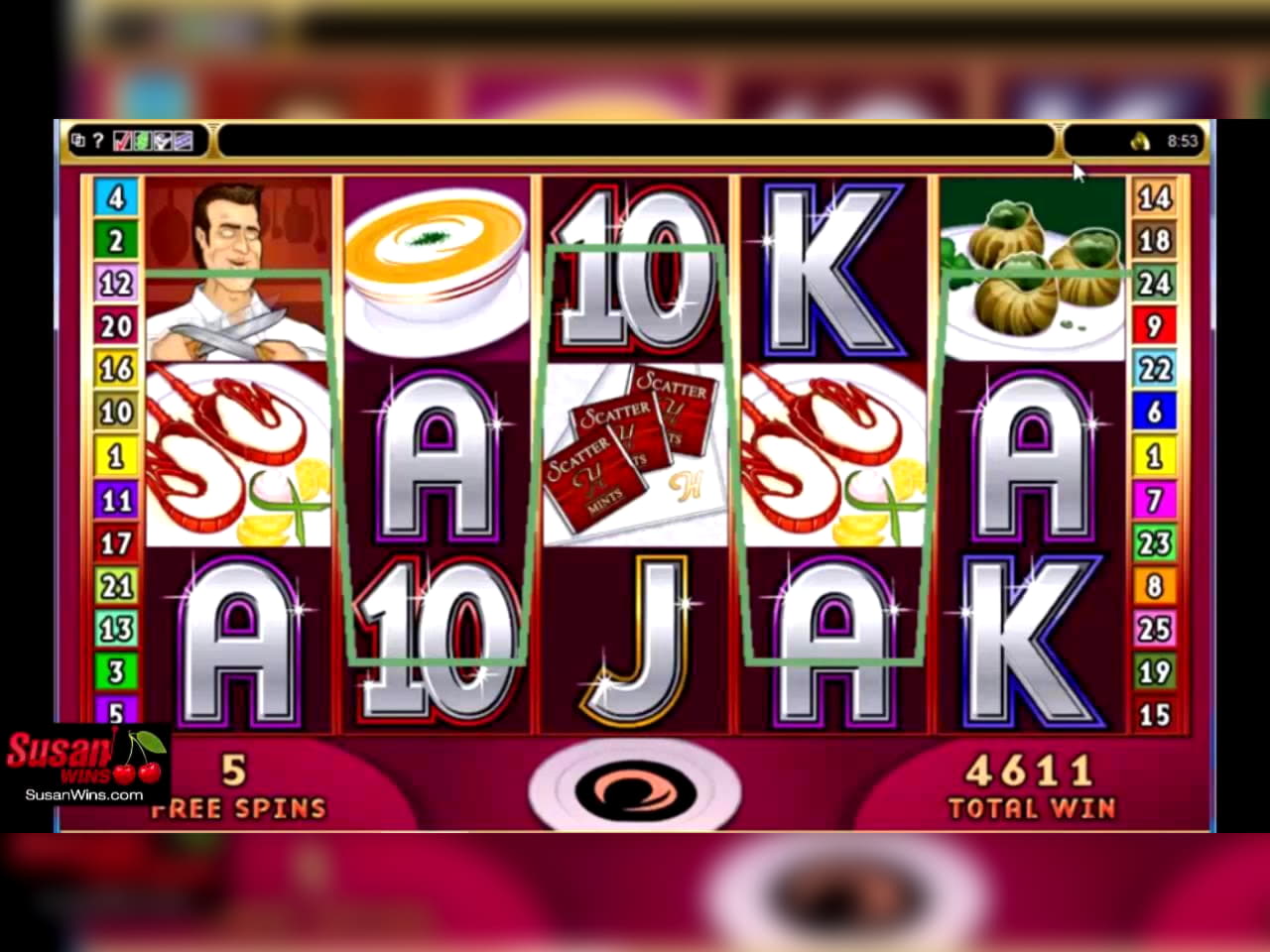 255 Free spins casino at Genesis Casino
