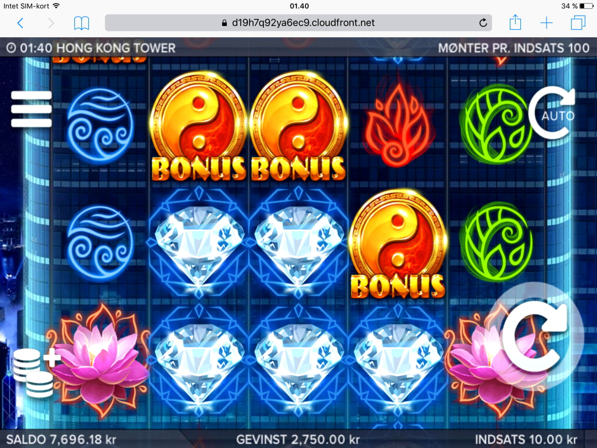 $710 Daily freeroll slot tournament at 888 Casino