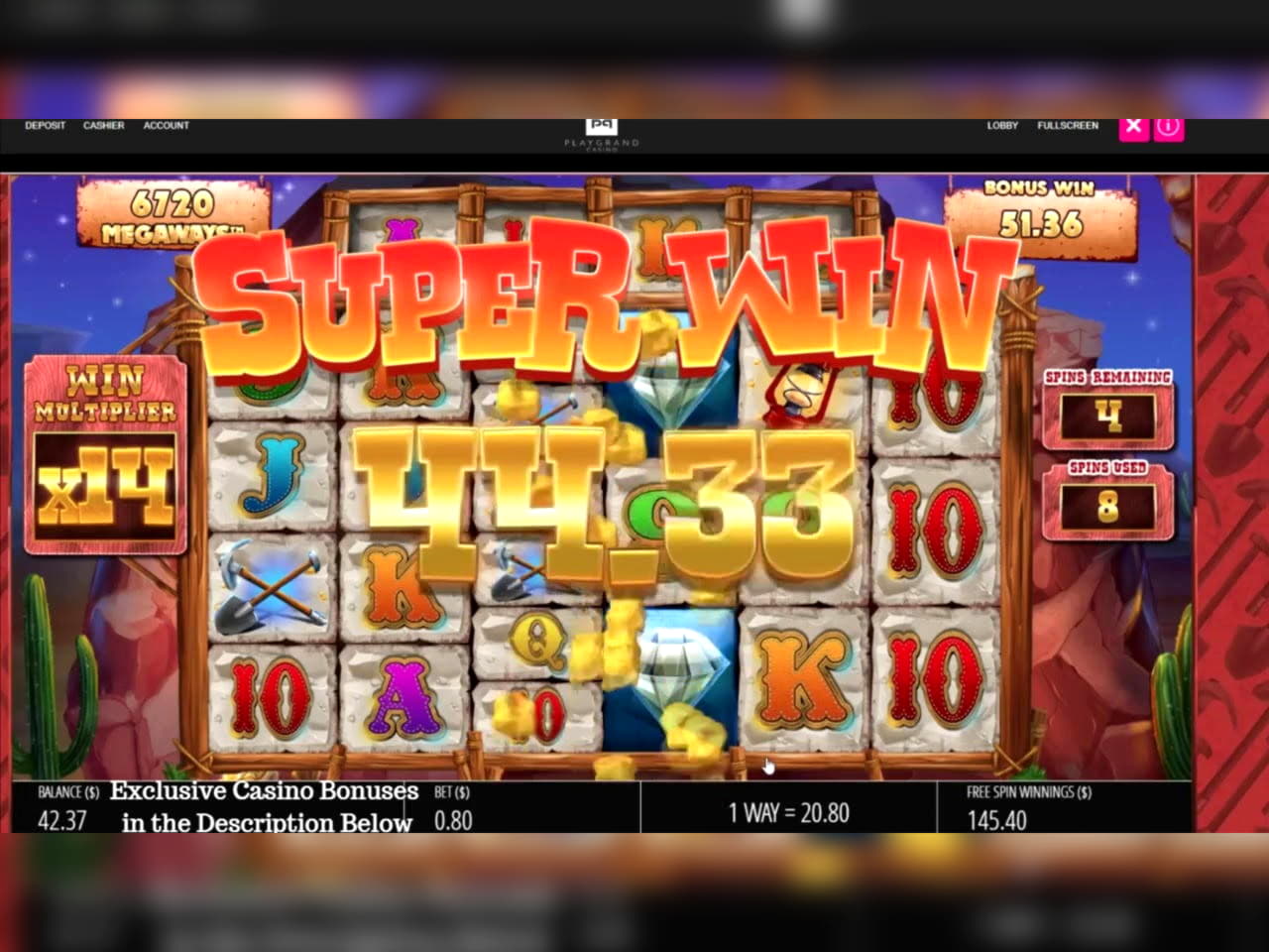 905% Match bonus at Royal Panda Casino
