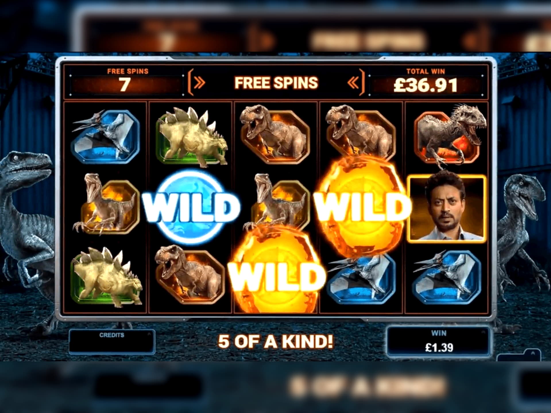 120 free spins at bWin Casino