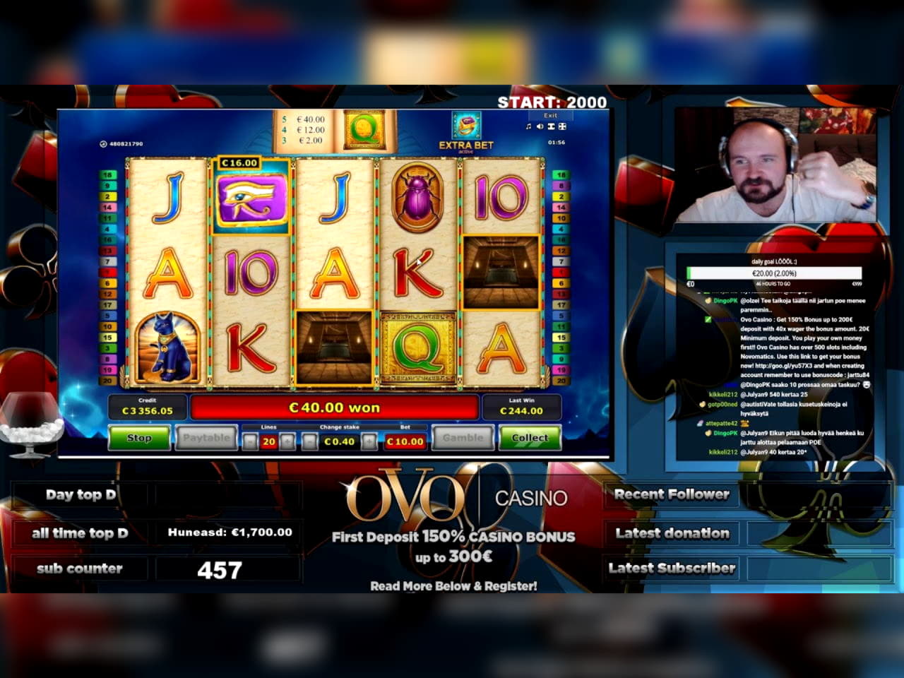 EUR 540 no deposit bonus at Red Stag Casino