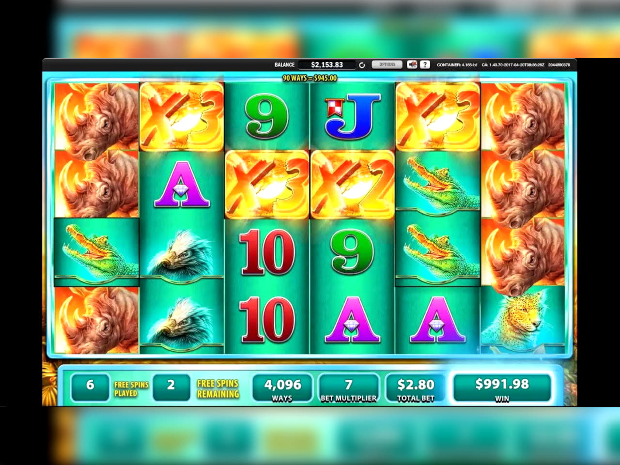 22 Trial Spins at Mansion Casino