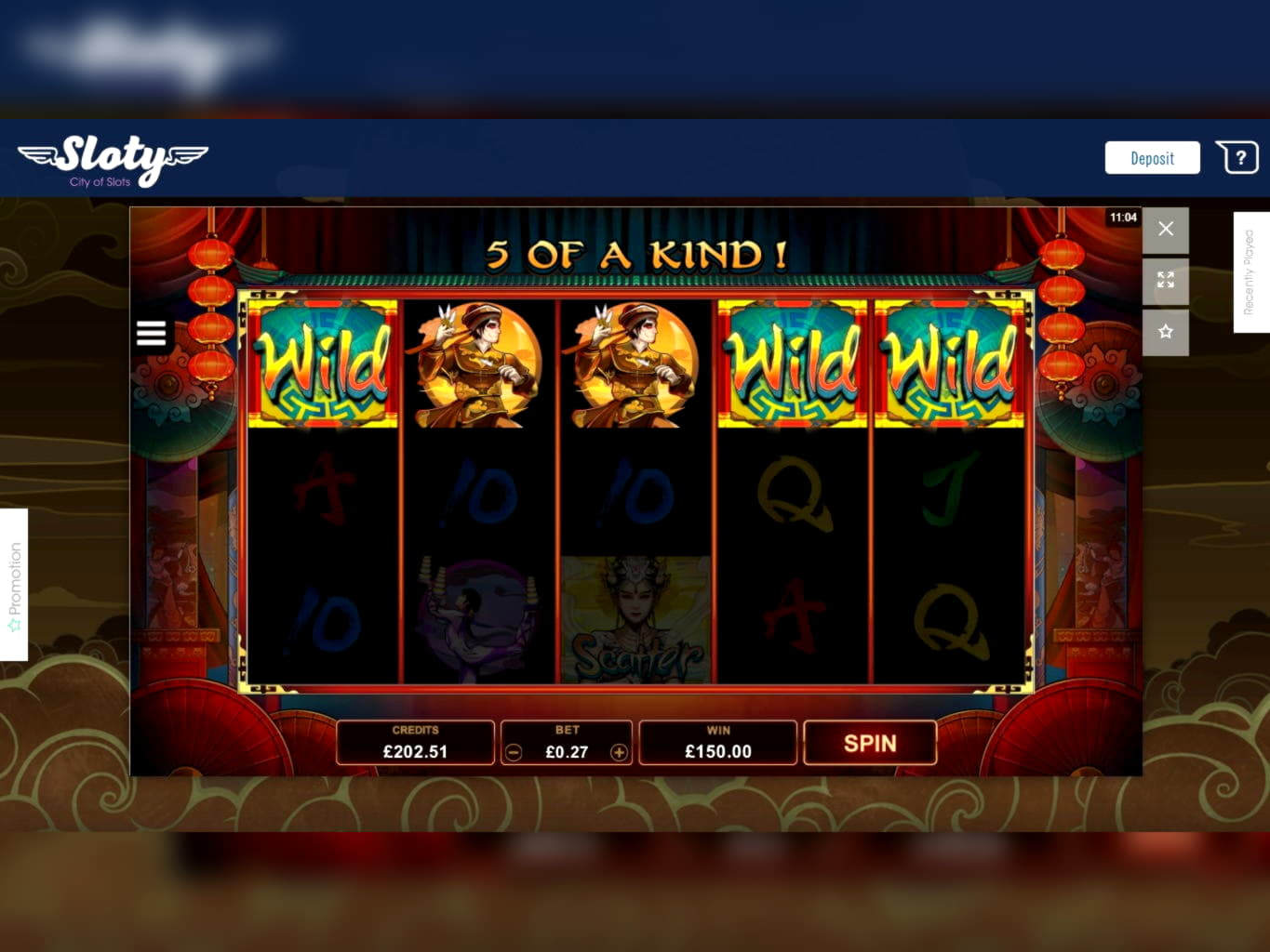 €360 Mobile freeroll slot tournament at Superior Casino