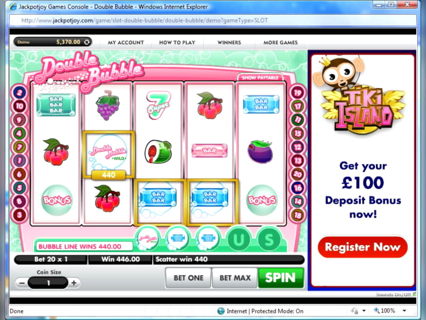 985% First deposit bonus at Casino Cruise