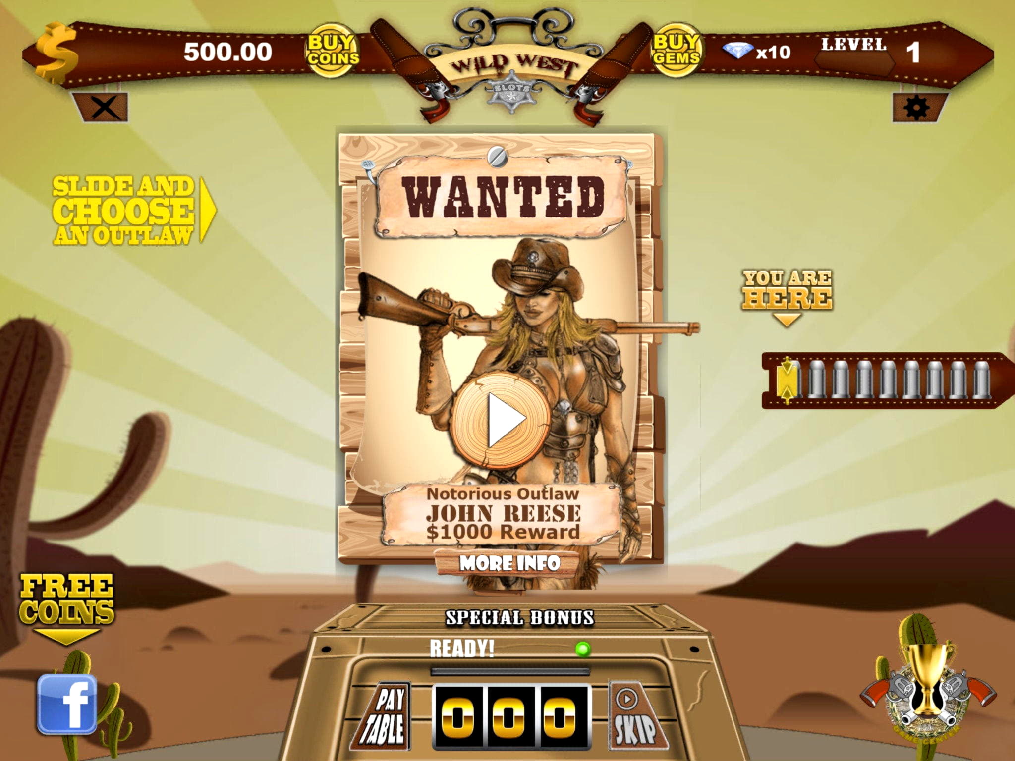 EUR 520 Mobile freeroll slot tournament at No Bonus Casino
