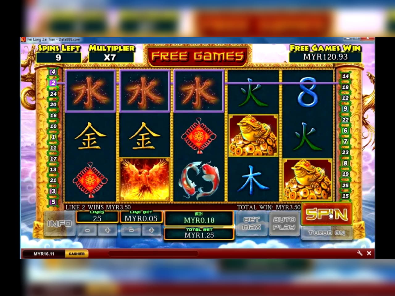 EUR 415 Tournament at Casino Action