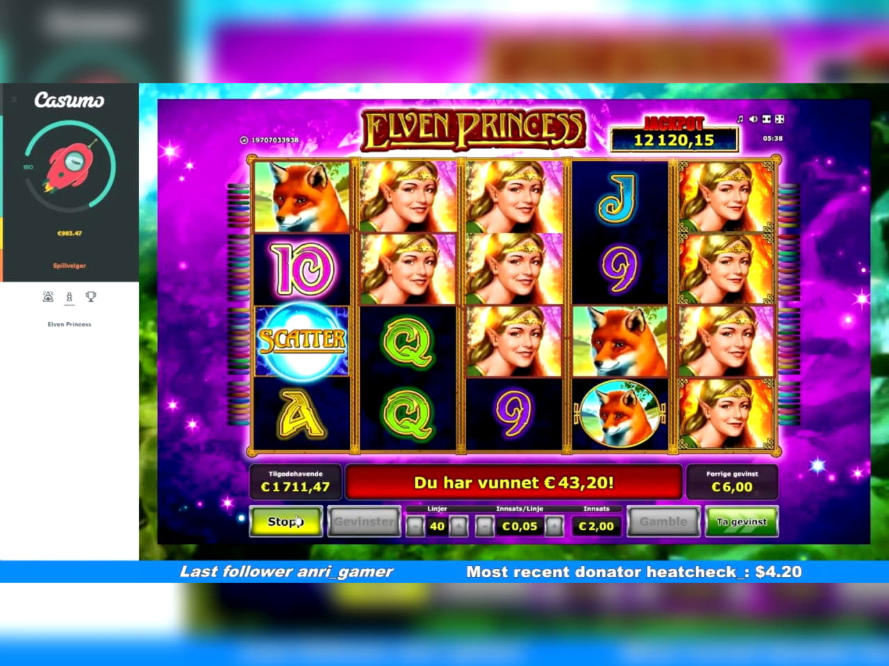 185 Trial Spins at Slots Heaven Casino