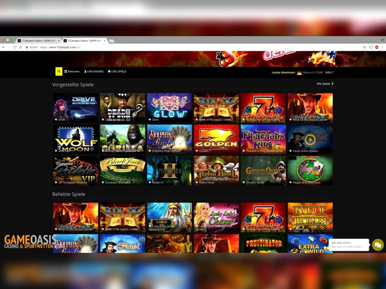 310% Match bonus at Genesis Casino
