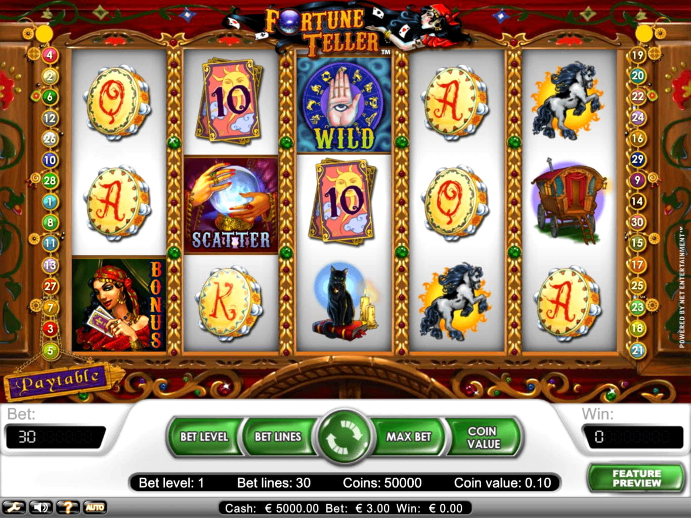 60 Free spins casino at bWin Casino