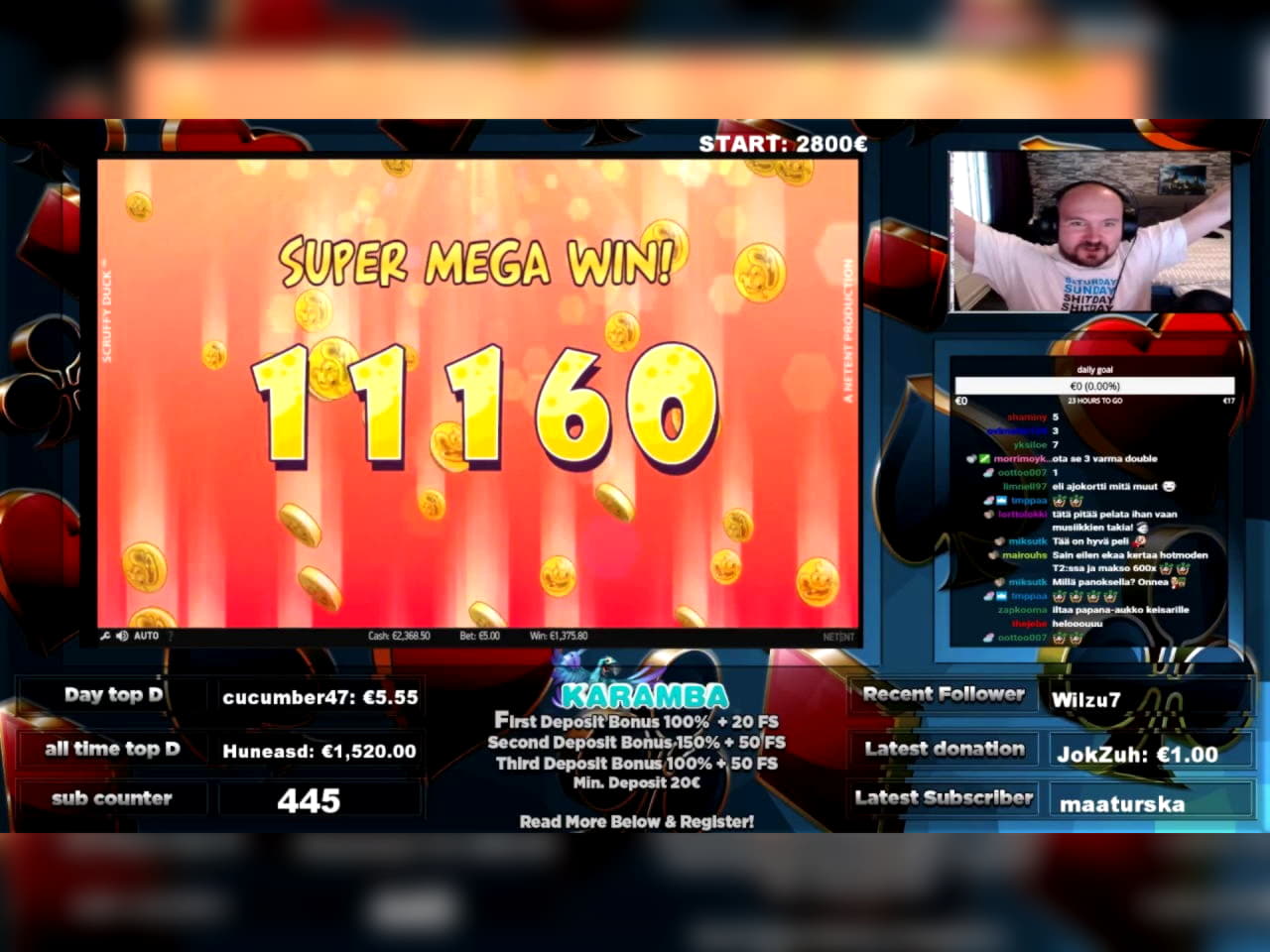 55 free spins casino at Casino com