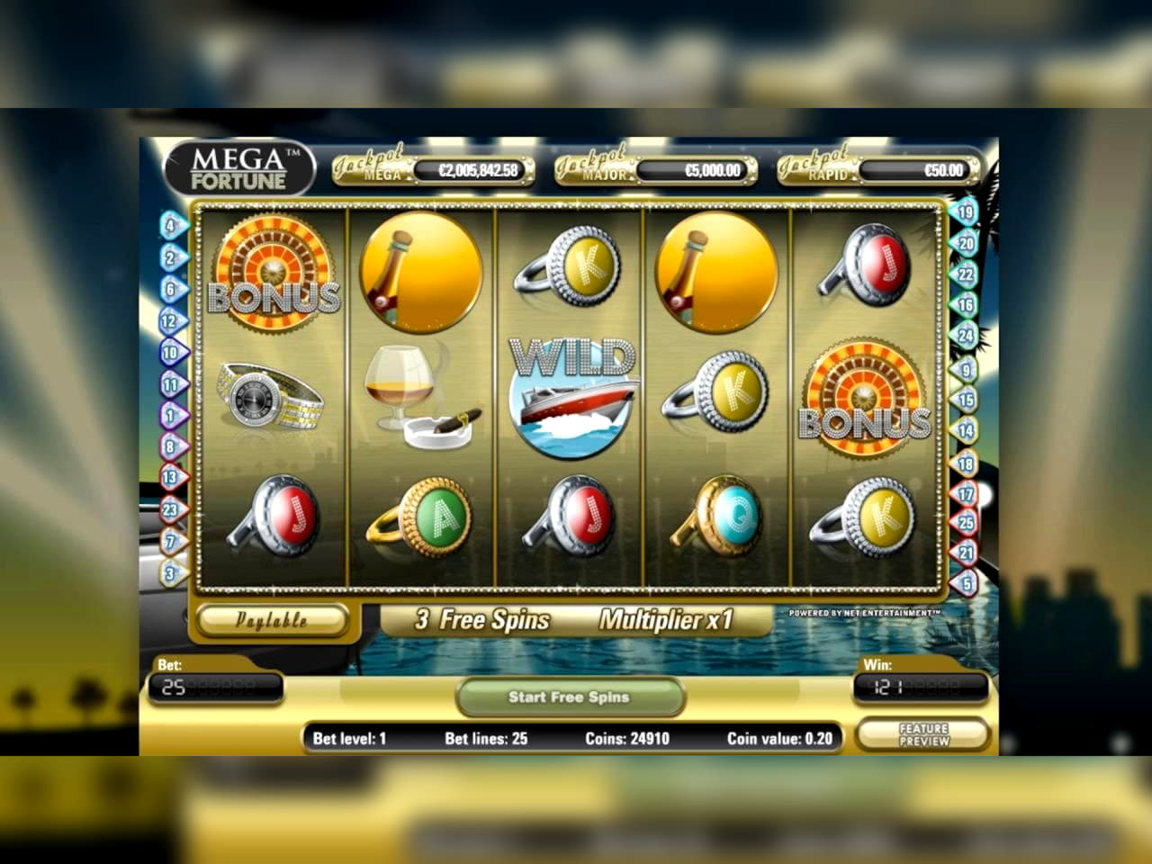 475% Match bonus at Mansion Casino