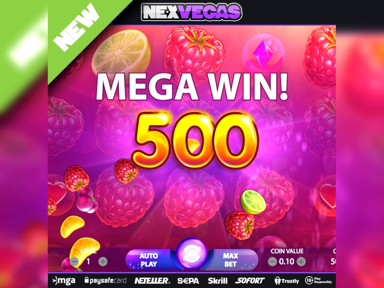 135 FREE SPINS at Mansion Casino