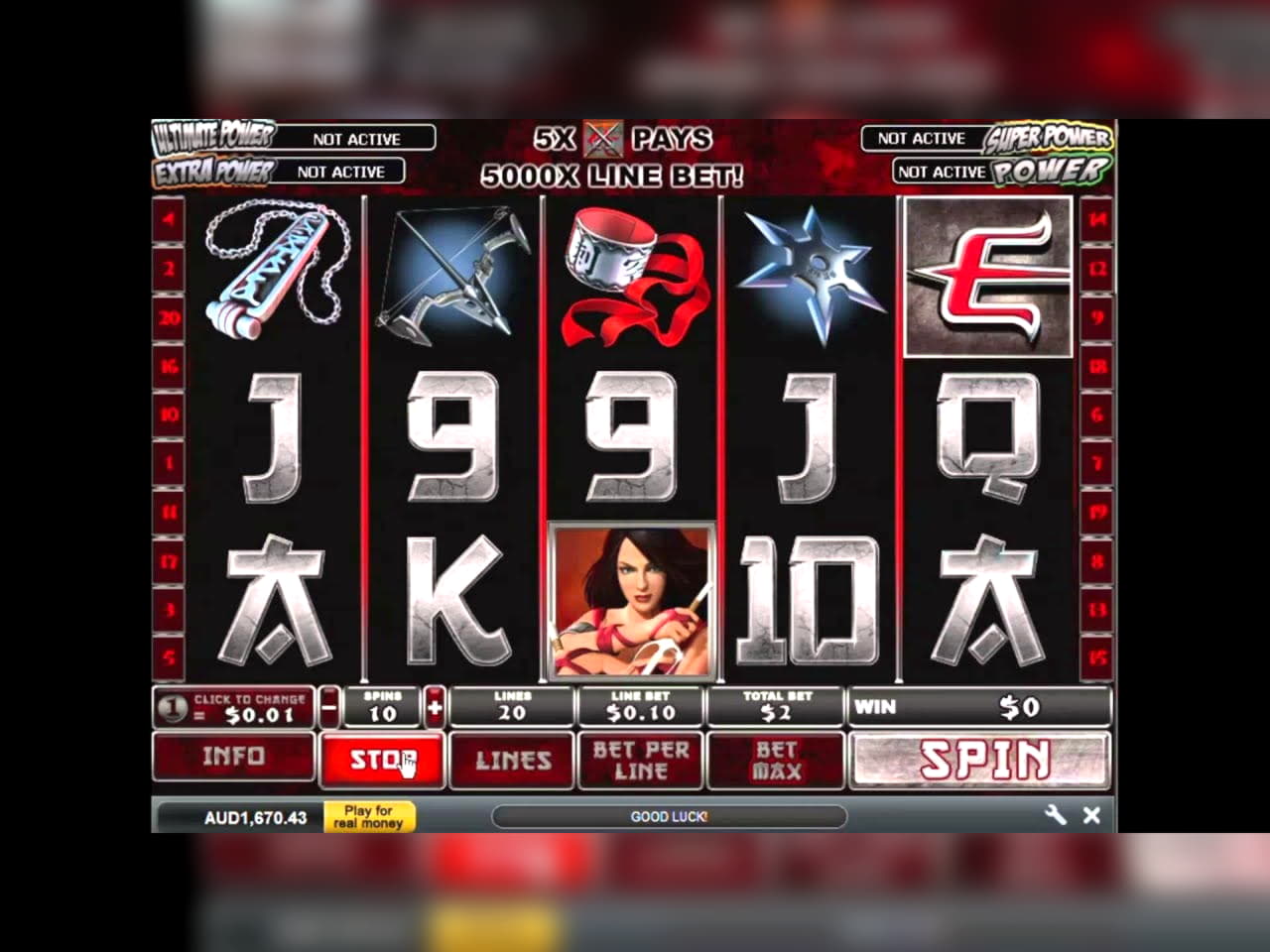 205 Free casino spins at Emu Casino