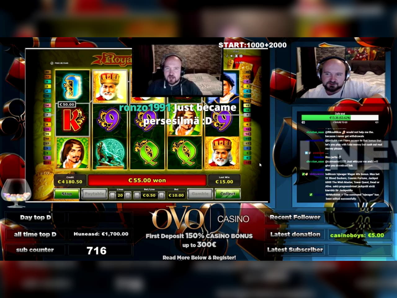 €325 No deposit bonus at Genesis Casino