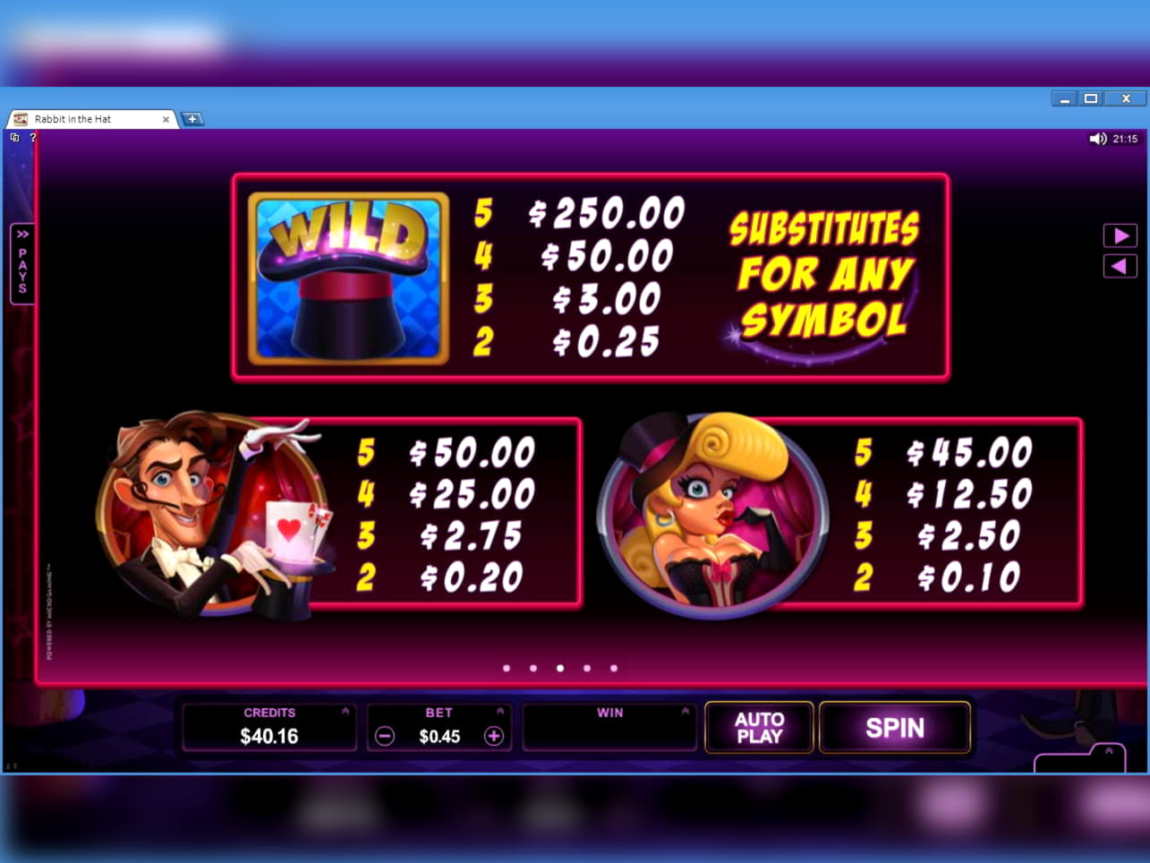 205 free spins no deposit casino at bWin Casino