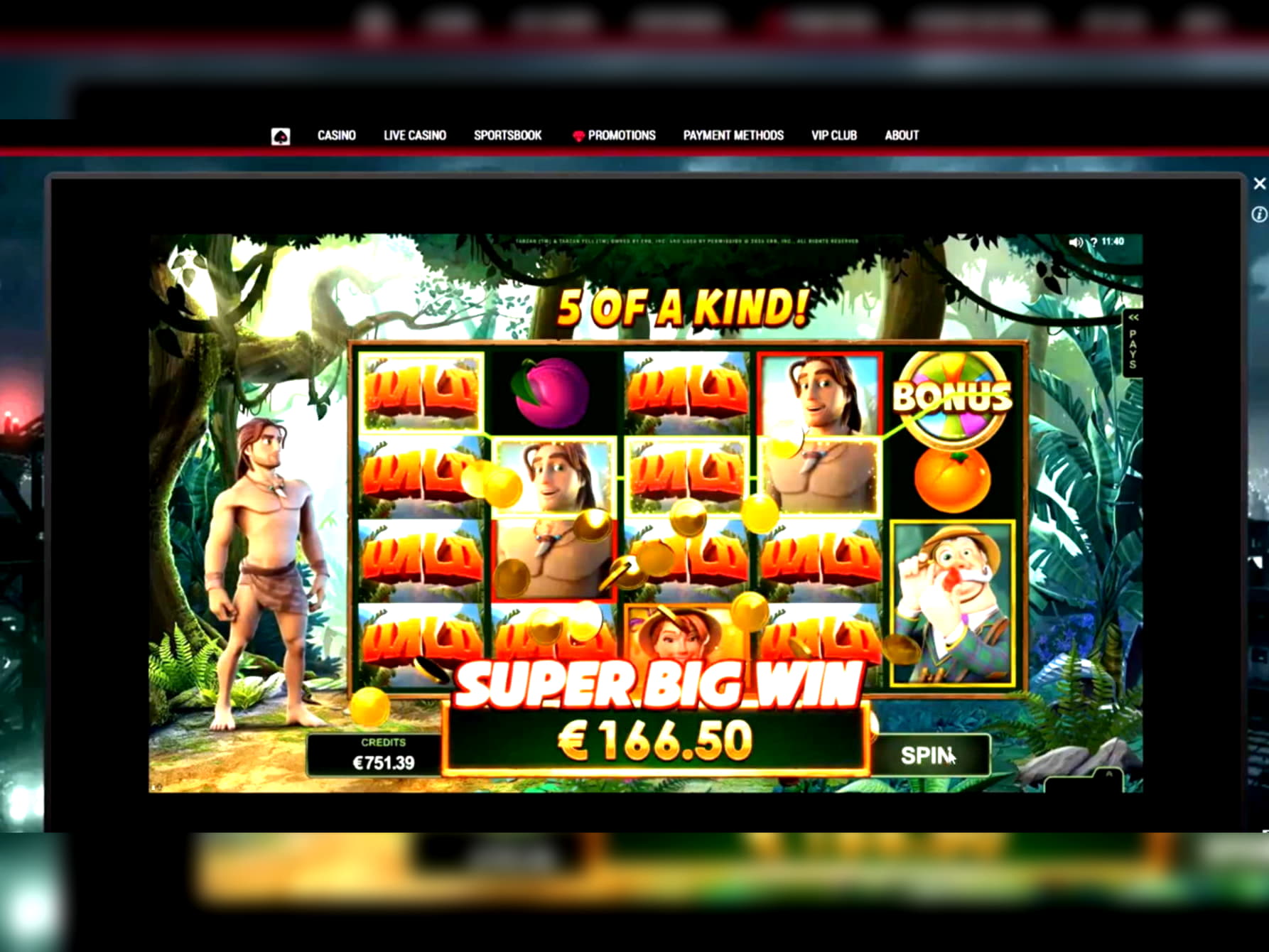 925% First deposit bonus at Red Bet Casino