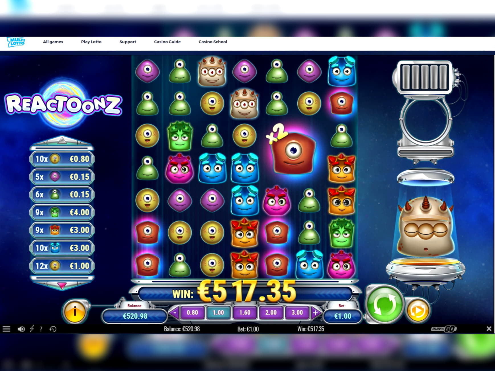 195 Free Spins at Challenge Casino