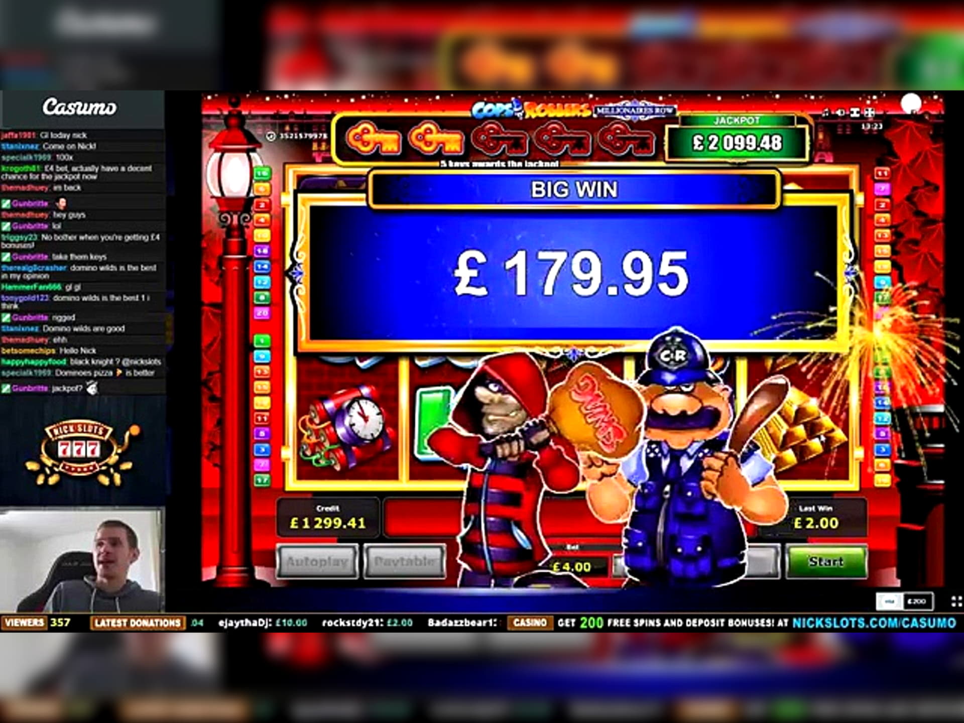 675% First deposit bonus at Casino Cruise