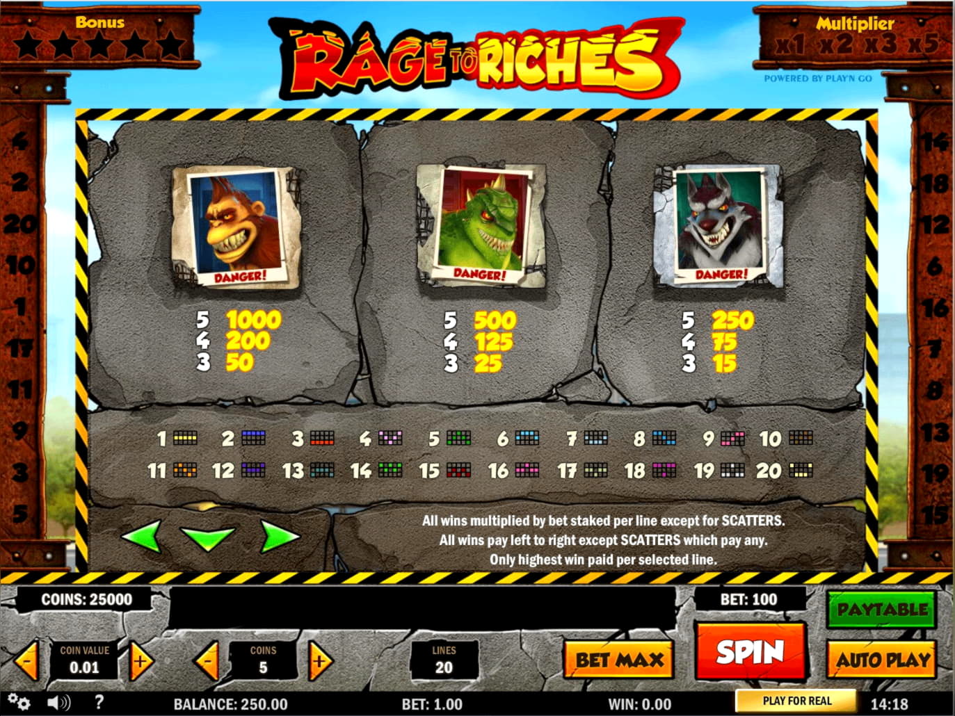 140 free spins at Casino com