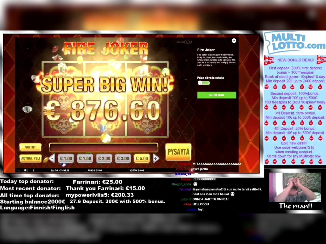 Eur 300 Free Casino Ticket at Power Spins Casino