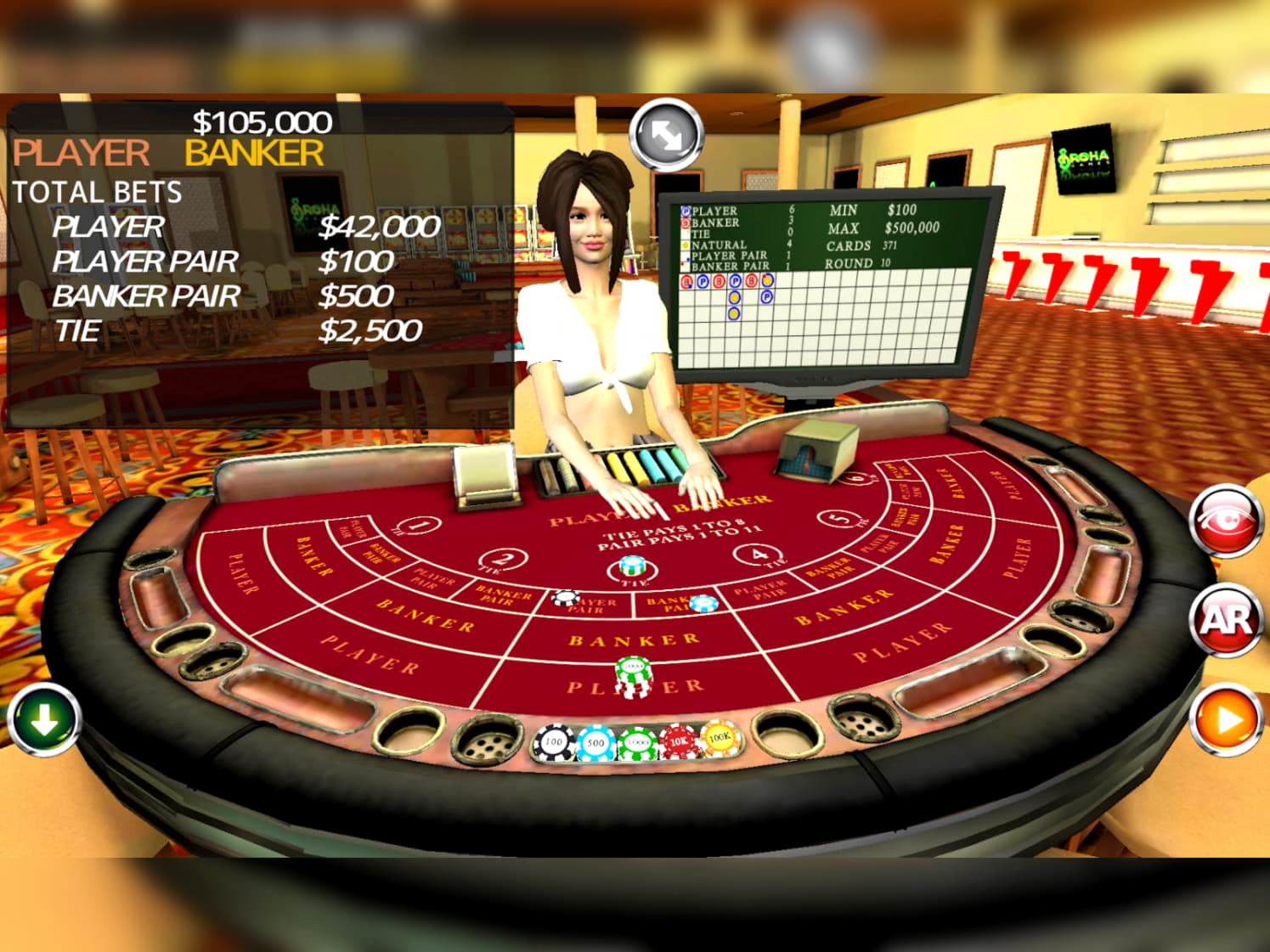 205% Match bonus casino at Mobile Bet Casino