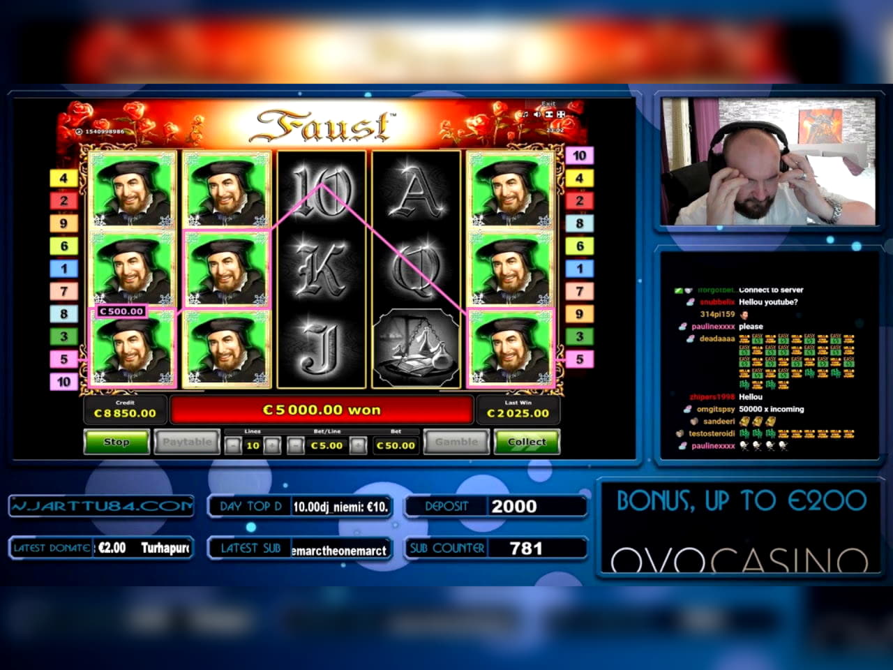 EUR 875 Casino tournaments freeroll at Challenge Casino