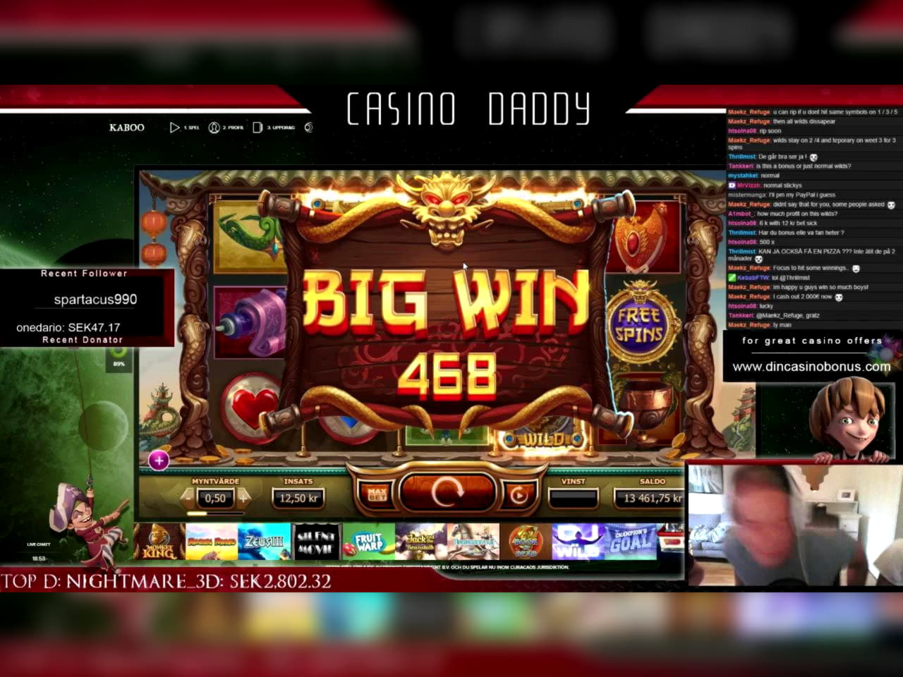 170 Loyal Free Spins! at Mansion Casino