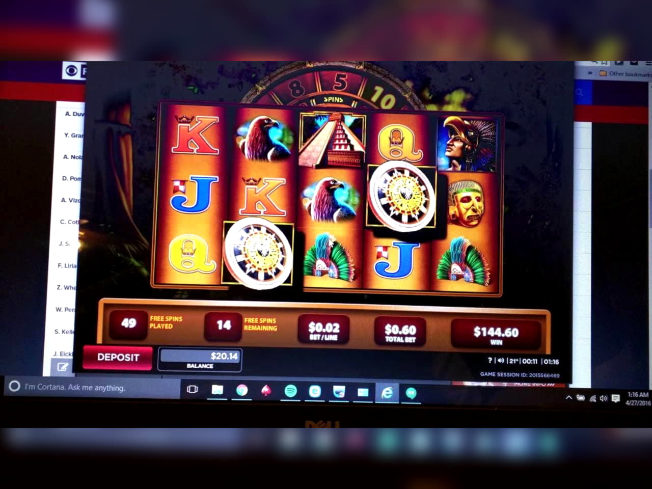 Eur 155 Free chip casino at Genesis Casino