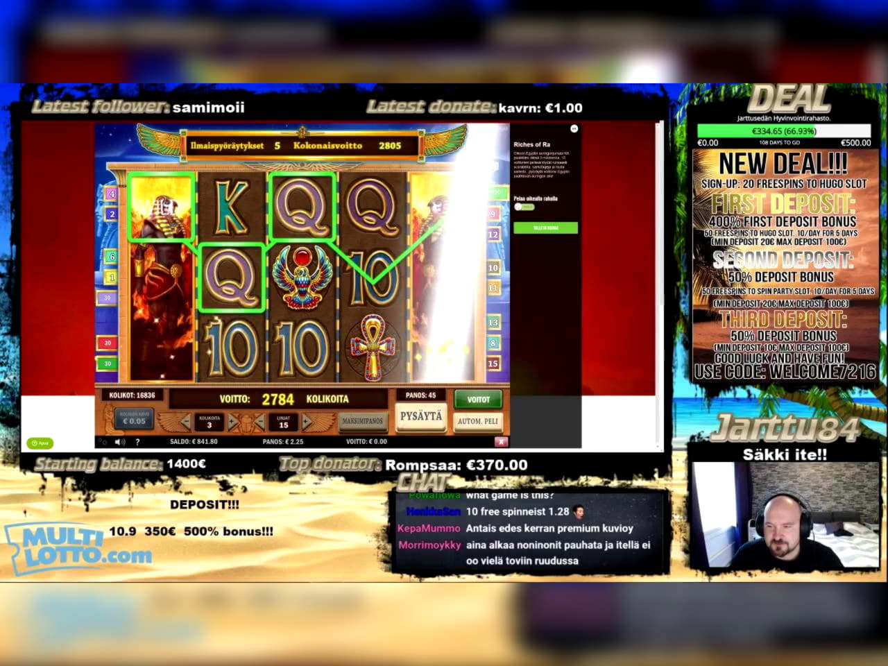 EUR 180 Casino Tournament at Zet Casino