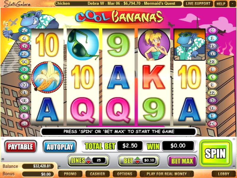 180 Free Casino Spins at Vegas Casino Online