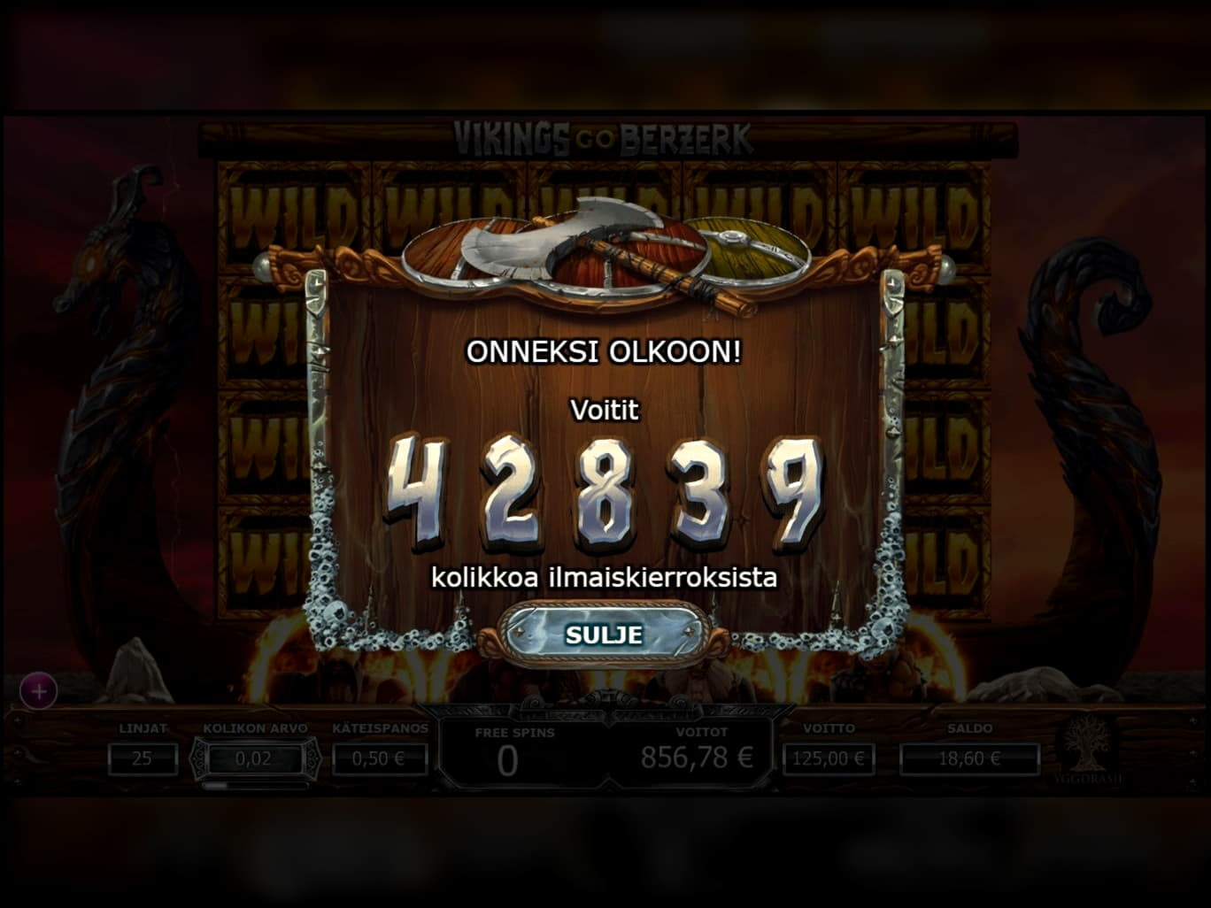 EURO 520 Free Cash at Emu Casino
