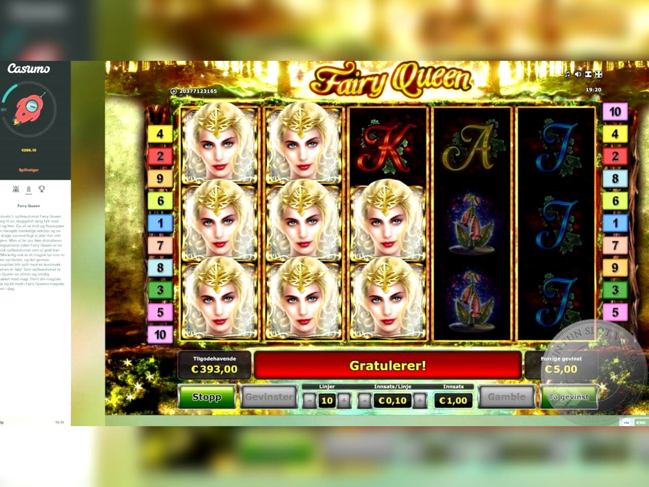 $140 Online Casino Tournament at Casino Action