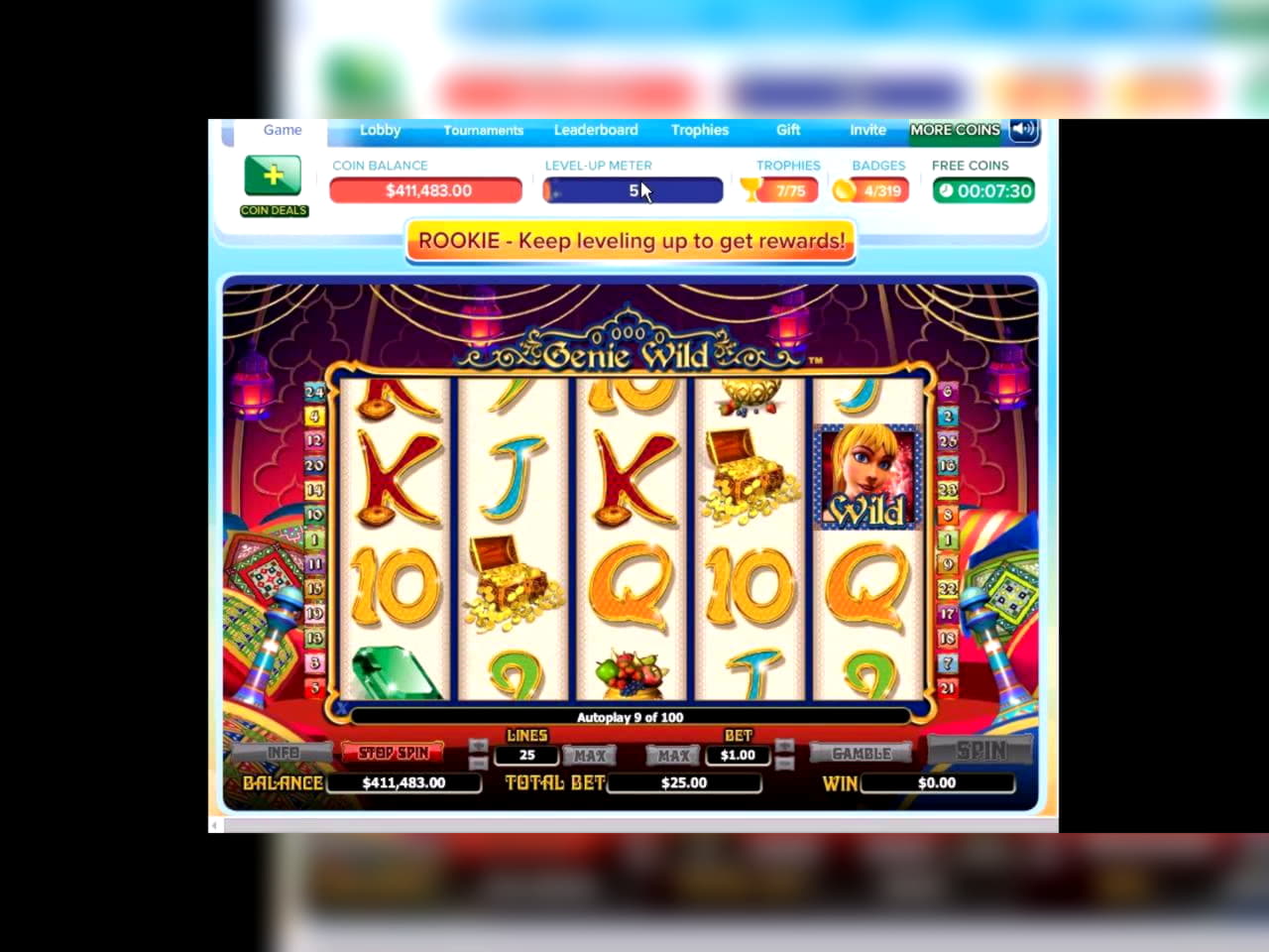 100% Match bonus at Win A Day Casino