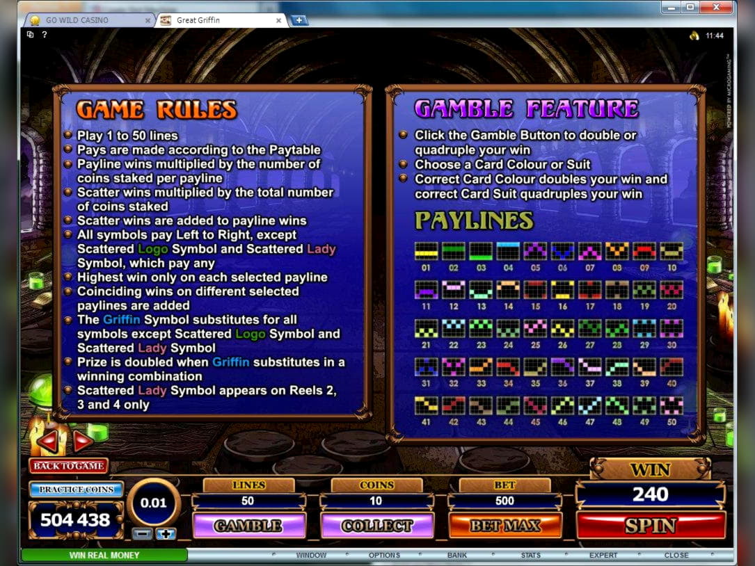 240 Free spins no deposit at Win A Day Casino