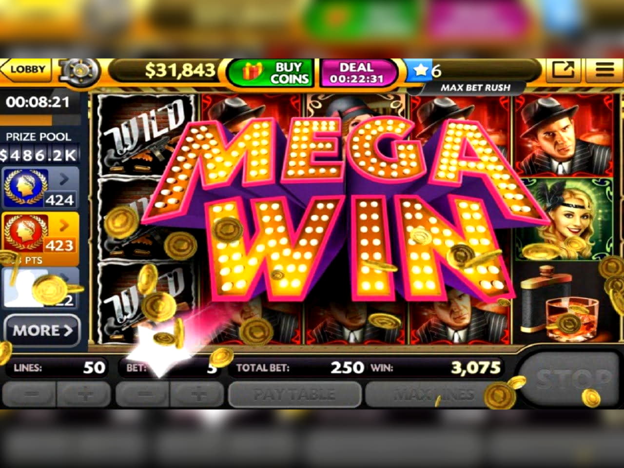 EURO 320 Daily freeroll slot tournament at Power Spins Casino